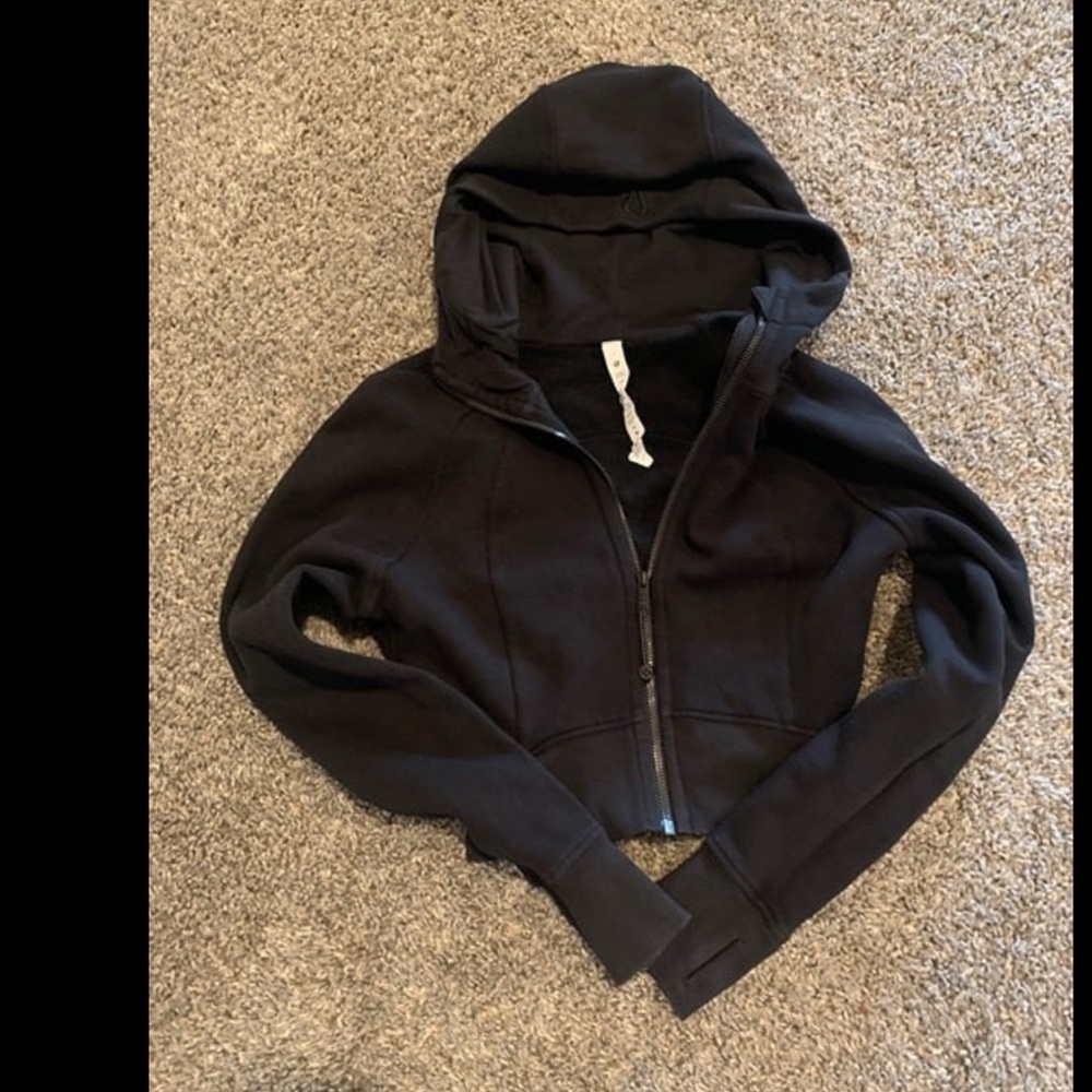 Lululemon Cropped Full Zip Scuba